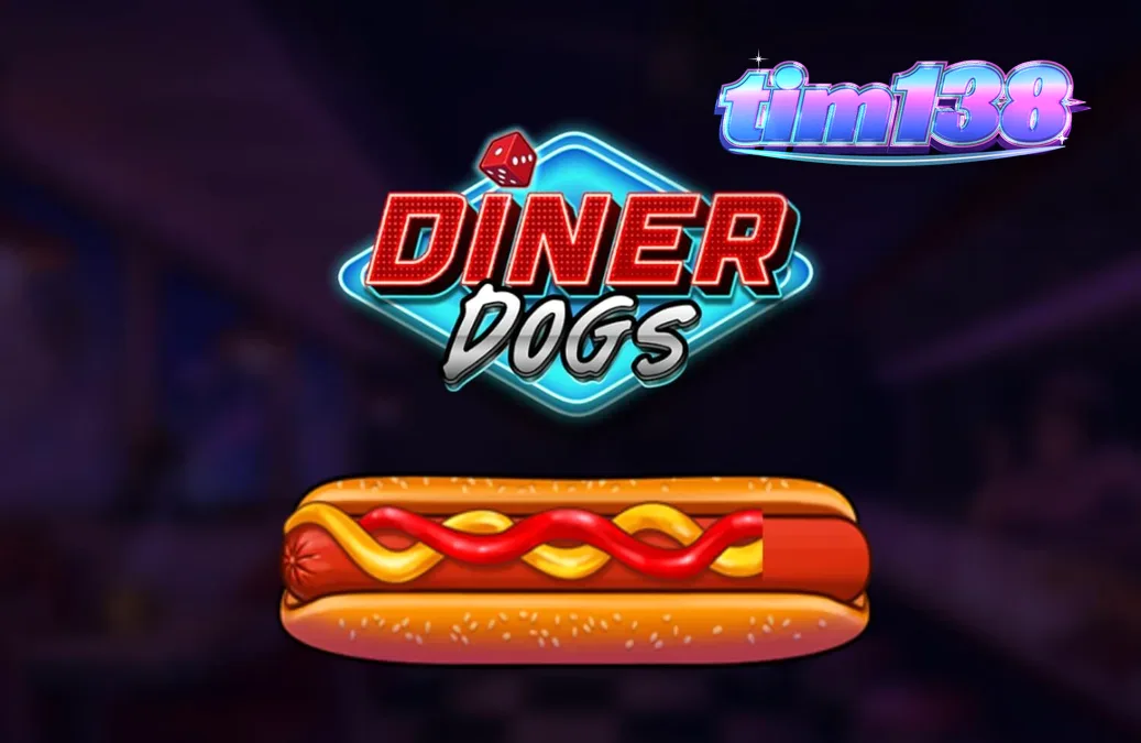 Tampilan visual slot Diner Dogs dengan tema retro noir 1950-an